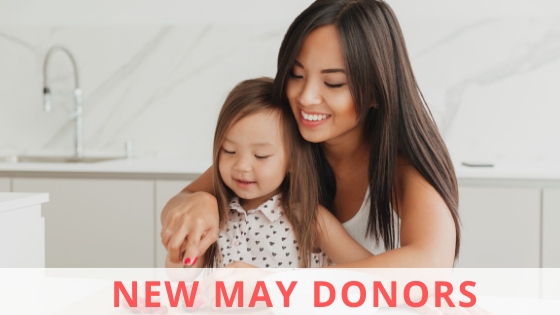 New Donors of May