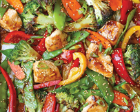 sheet pan asian stir fry