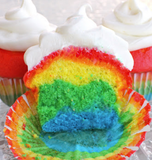 rainbow pride cupcakes 