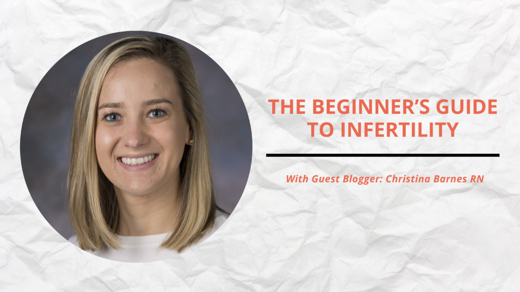 the beginner's guide to infertility blog cover photo